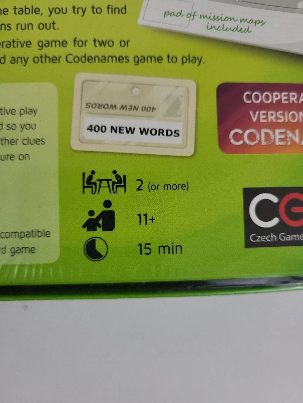 New Codenames Duet Board Game